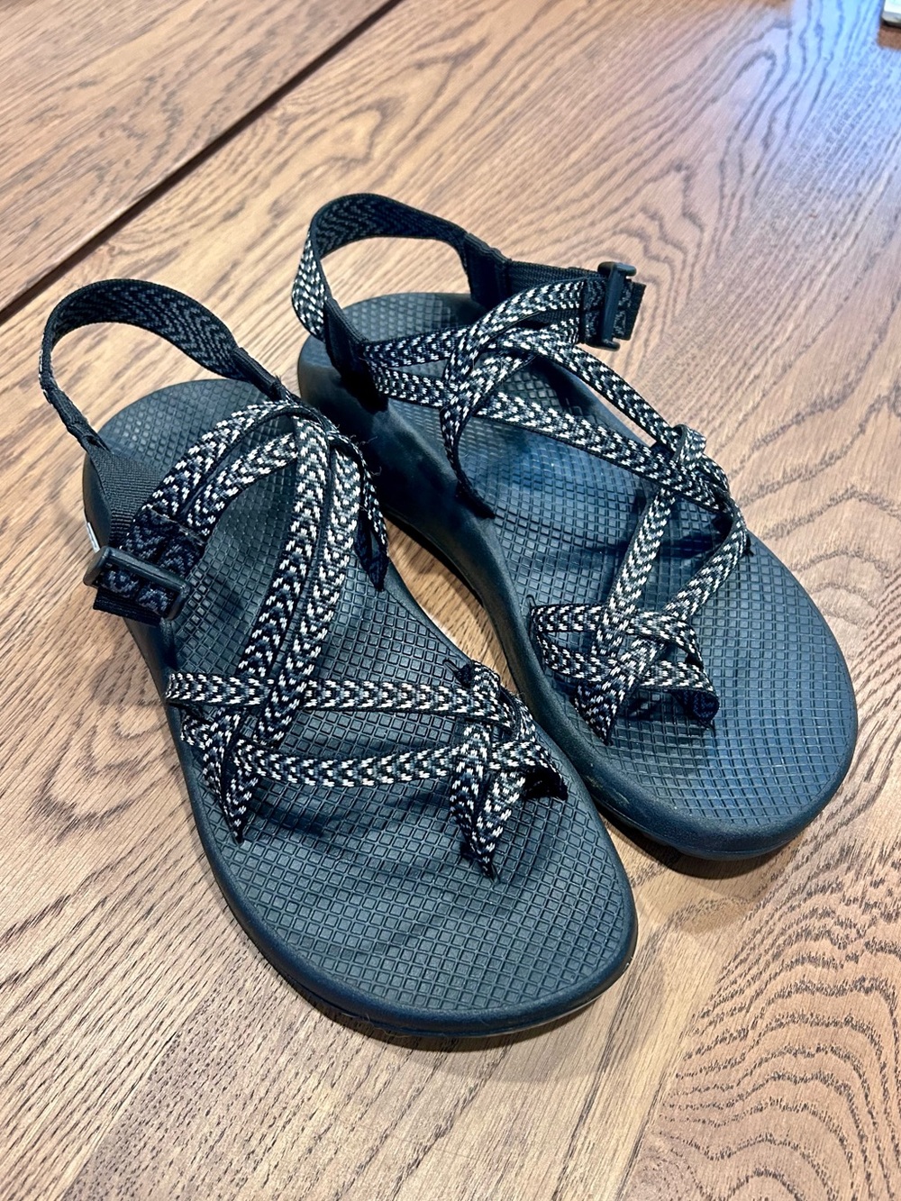 Chaco Black Strappy Sandals